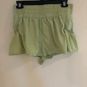 FP Movement by Free People Light Green Skorts